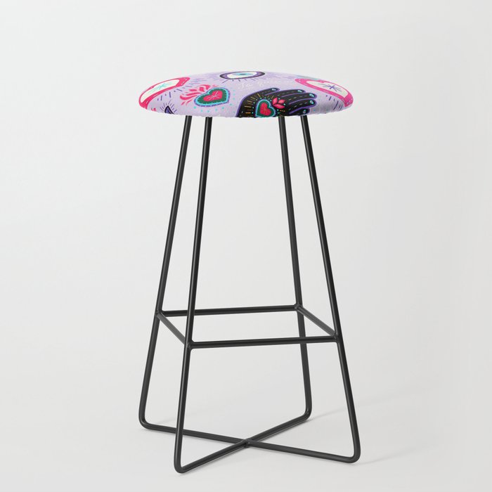 Milagro love heart - Lavender Stool Gallery Image 1