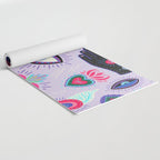 Milagro love heart - Lavender Yoga Mat Gallery Image 2
