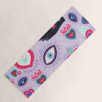 Milagro love heart - Lavender Yoga Mat Gallery Image 1