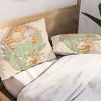 Aeon Archway: Apatosaurus | Dinosaur Science Fiction Art Pillow Sham Gallery Image 2