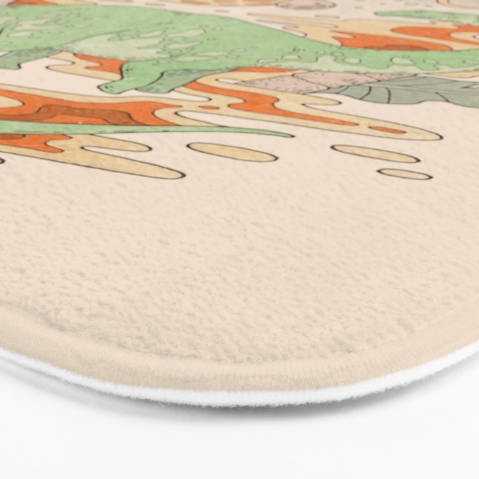 Aeon Archway: Apatosaurus | Dinosaur Science Fiction Art Bath Mat Gallery Image 3