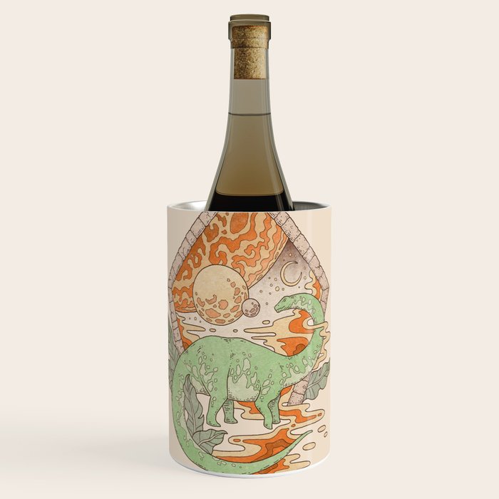 Aeon Archway: Apatosaurus | Dinosaur Science Fiction Art Wine Chiller Gallery Image 1