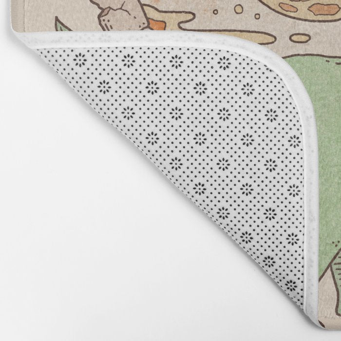 Aeon Archway: Apatosaurus | Dinosaur Science Fiction Art Bath Mat Gallery Image 2