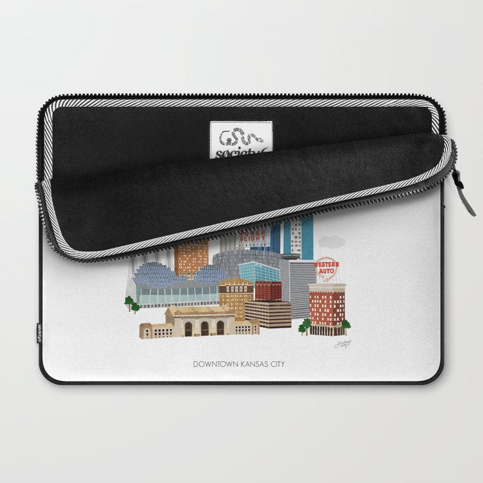 Kansas City Skyline Laptop Sleeve Gallery Image 2