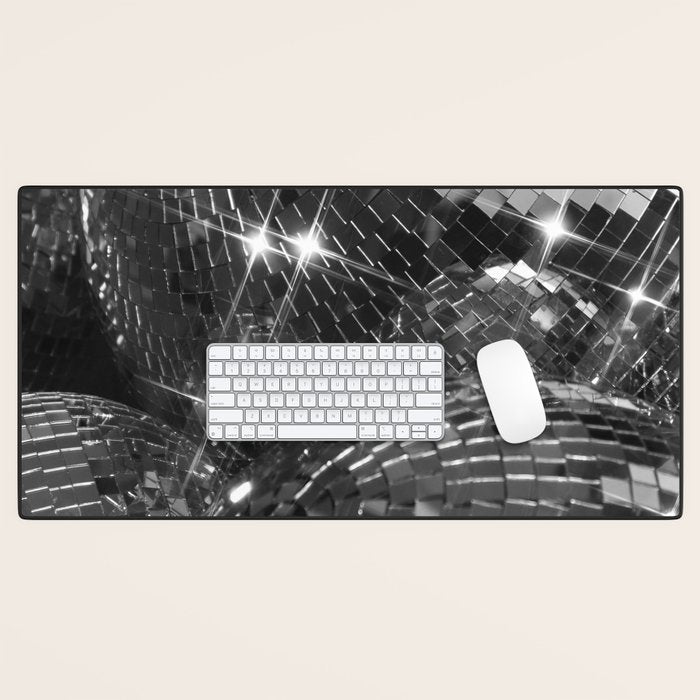 Festive Disco Balls - Home Decor Glam Art Print Holiday Party  Desk Mat Gallery Image 1