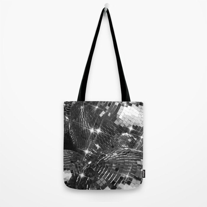 Festive Disco Balls - Home Decor Glam Art Print Holiday Party  Tote Bag Gallery Image 2