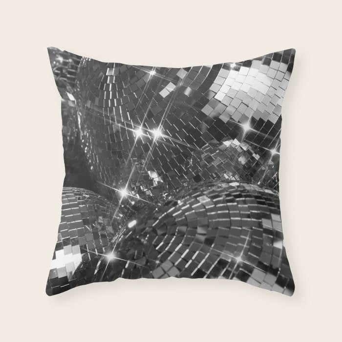 Festive Disco Balls - Home Decor Glam Art Print Holiday Party  Throw Pillow Gallery Image 6