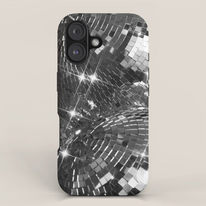 Festive Disco Balls - Home Decor Glam Art Print Holiday Party  iPhone Case Gallery Image 1