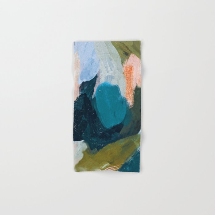 Joy In The Waiting | Abstract Bath Towel Gallery Image 1
