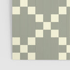Diamond Quilted Plaid pattern black and white Poster Gallery Image 3