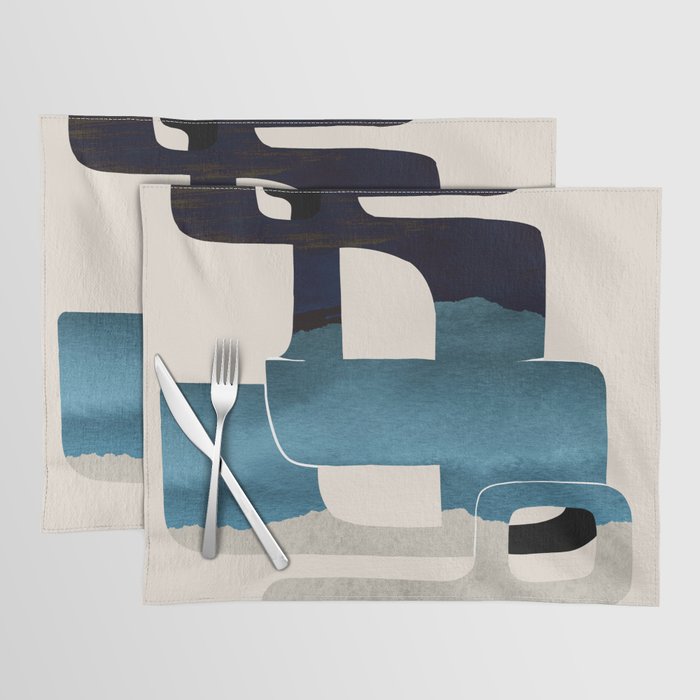 Modern Abstract Shapes 102 Placemat Gallery Image 1