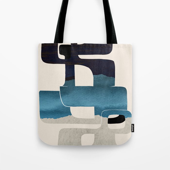 Modern Abstract Shapes 102 Tote Bag Gallery Image 1
