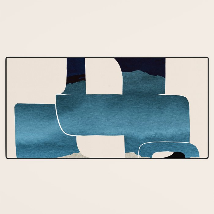 Modern Abstract Shapes 102 Desk Mat Gallery Image 3
