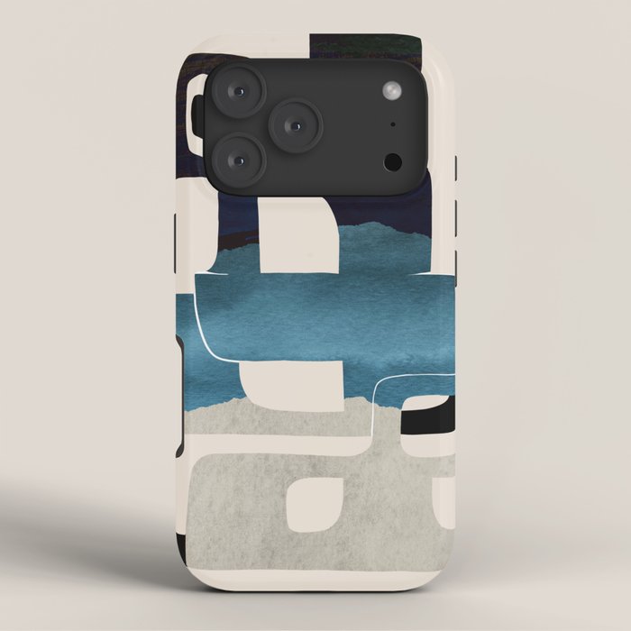 Modern Abstract Shapes 102 iPhone Case Gallery Image 3
