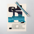 Modern Abstract Shapes 102 Wrapping Paper Gallery Image 1