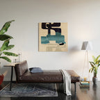 Modern Abstract Shapes 102 Wood Wall Art Gallery Image 2