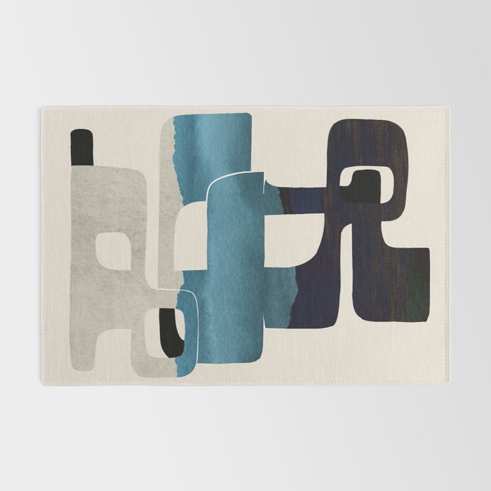 Modern Abstract Shapes 102 Rug Gallery Image 2