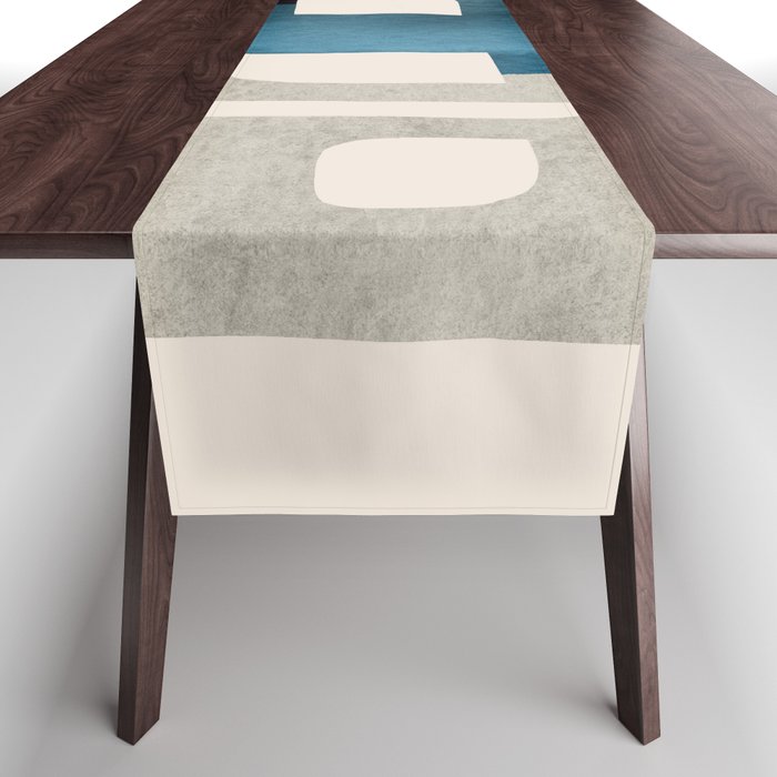 Modern Abstract Shapes 102 Table Runner Gallery Image 1