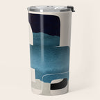 Modern Abstract Shapes 102 Travel Mug Gallery Image 2