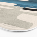 Modern Abstract Shapes 102 Bath Mat Gallery Image 3