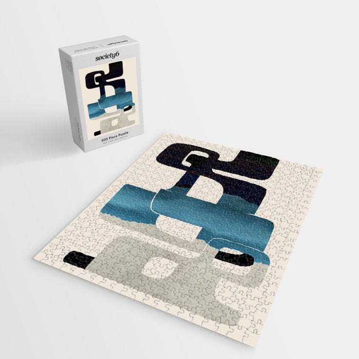 Modern Abstract Shapes 102 Jigsaw Puzzle Gallery Image 2