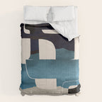 Modern Abstract Shapes 102 Comforter Gallery Image 6