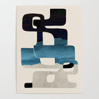 Modern Abstract Shapes 102 Poster Gallery Image 4