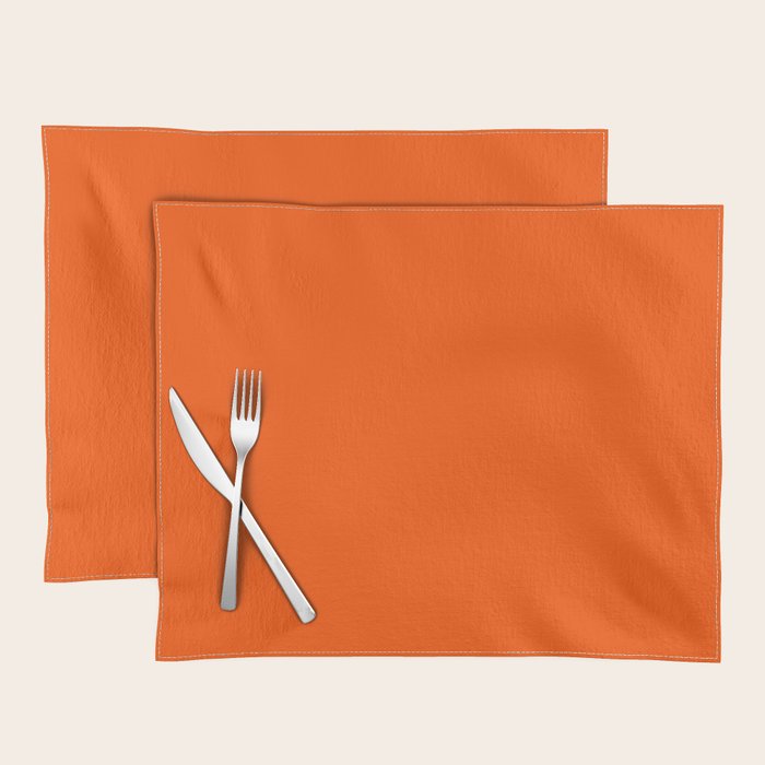 Solid Shades - Flame Placemat Gallery Image 1