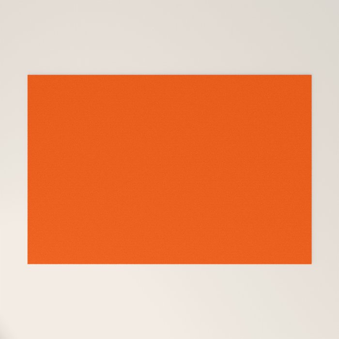 Solid Shades - Flame Welcome Mat Gallery Image 1
