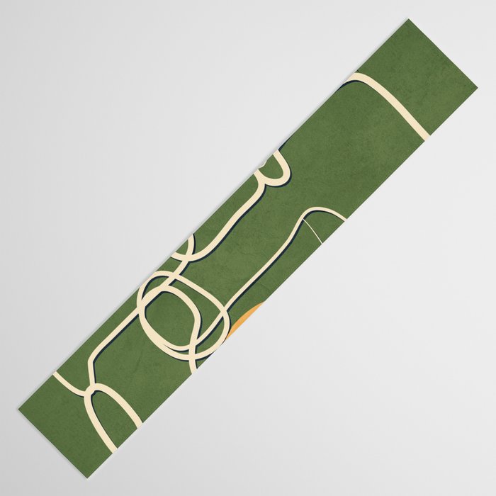 Abstract Face Line Art 06 Table Runner Gallery Image 3