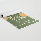 Abstract Face Line Art 06 Yoga Mat Gallery Image 2