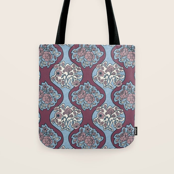 Antique Floral Beauty PB Tote Bag Gallery Image 1