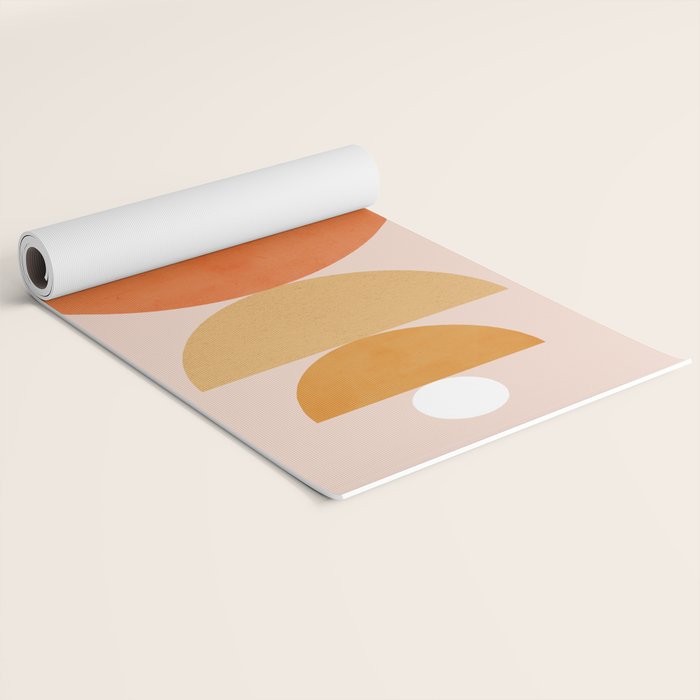 Abstraction Circles Balance Modern Minimalism 007 Yoga Mat Gallery Image 2