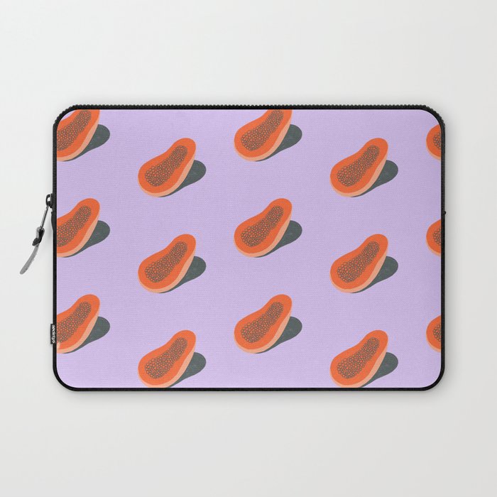 Minimalist Papaya Laptop Sleeve