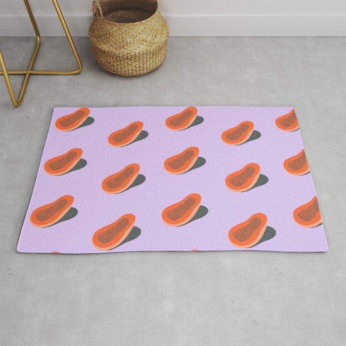 Minimalist Papaya Rug Gallery Image 1