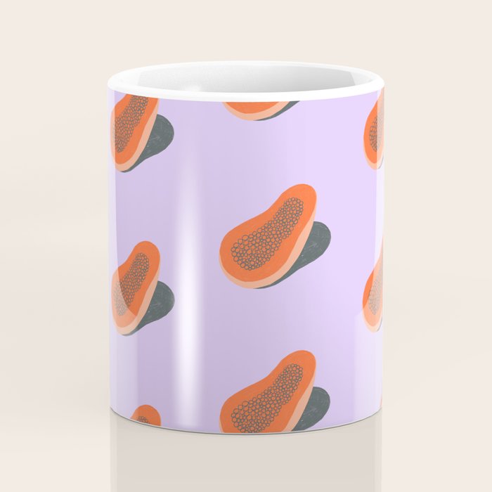 Minimalist Papaya Coffee Mug Gallery Image 4