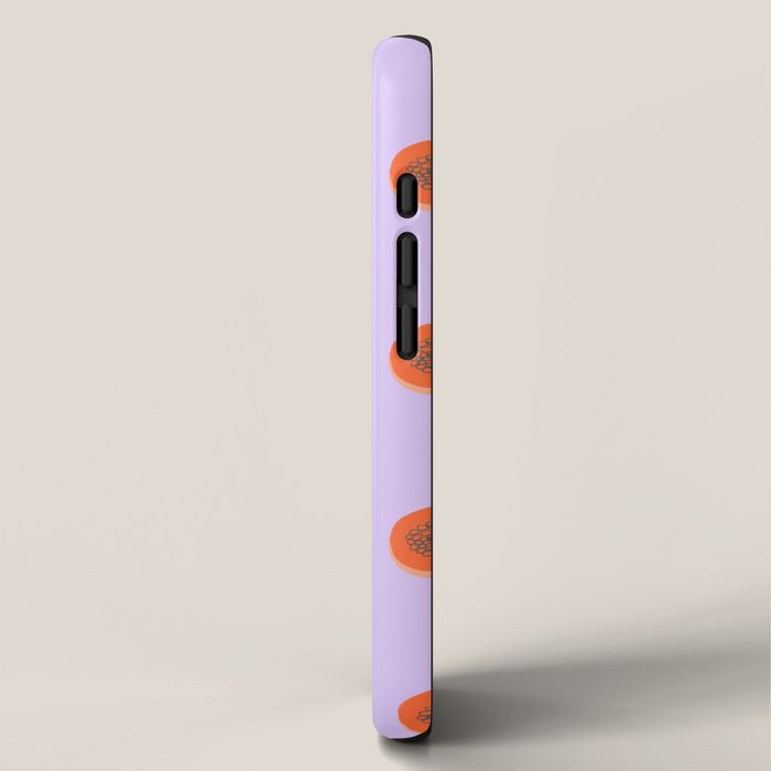 Minimalist Papaya iPhone Case Gallery Image 2