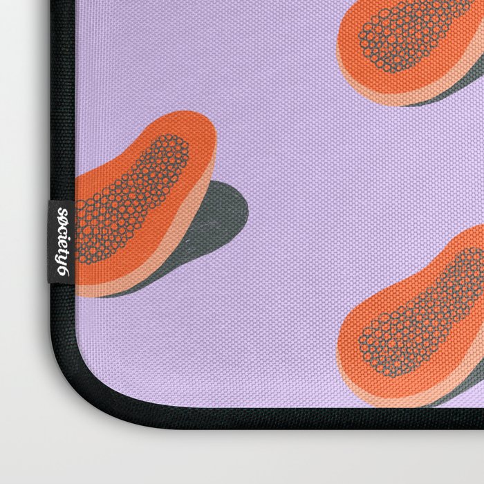 Minimalist Papaya Laptop Sleeve Gallery Image 3