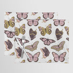 Texas Butterflies - Blush and Gold Pattern Placemat Gallery Image 1