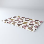 Texas Butterflies - Blush and Gold Pattern Rug Gallery Image 3