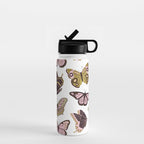 Texas Butterflies - Blush and Gold Pattern Water Bottle Gallery Image 1