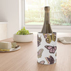 Texas Butterflies - Blush and Gold Pattern Wine Chiller Gallery Image 4