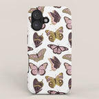 Texas Butterflies - Blush and Gold Pattern iPhone Case Gallery Image 1