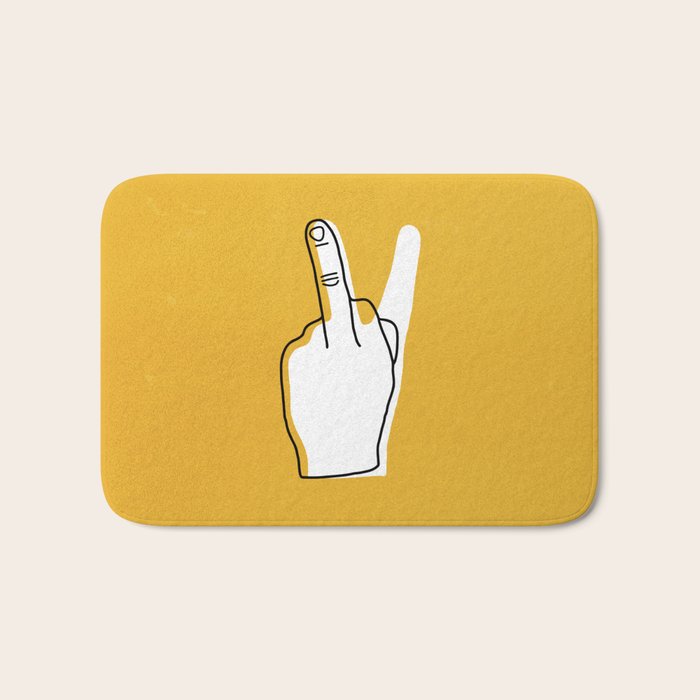 Two Moods Only Bath Mat Gallery Image 1