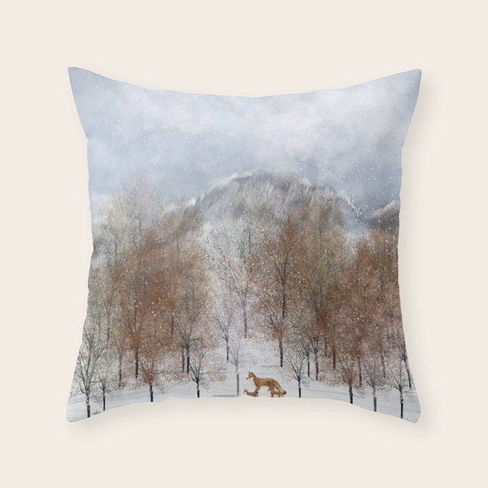 nature will find a way deux Throw Pillow Gallery Image 1