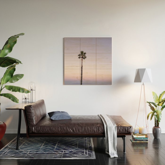 Stand out - ombré violet Wood Wall Art Gallery Image 2