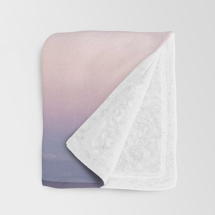 Stand out - ombré violet Throw Blanket Gallery Image 3