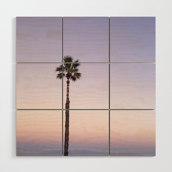Stand out - ombré violet Wood Wall Art Gallery Image 1