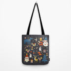 Christmas symbols pattern Tote Bag Gallery Image 2
