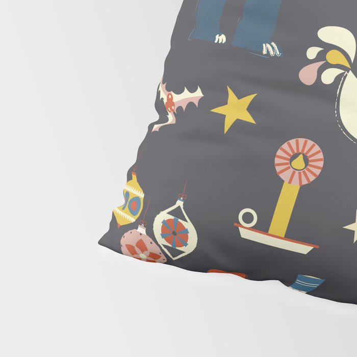 Christmas symbols pattern Pillow Sham Gallery Image 4